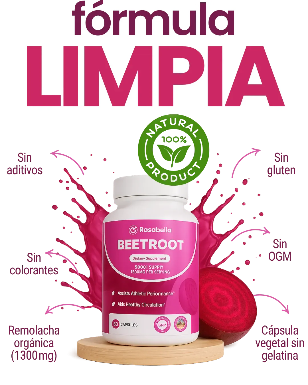 Beetroot Vital (60 Capsulas)